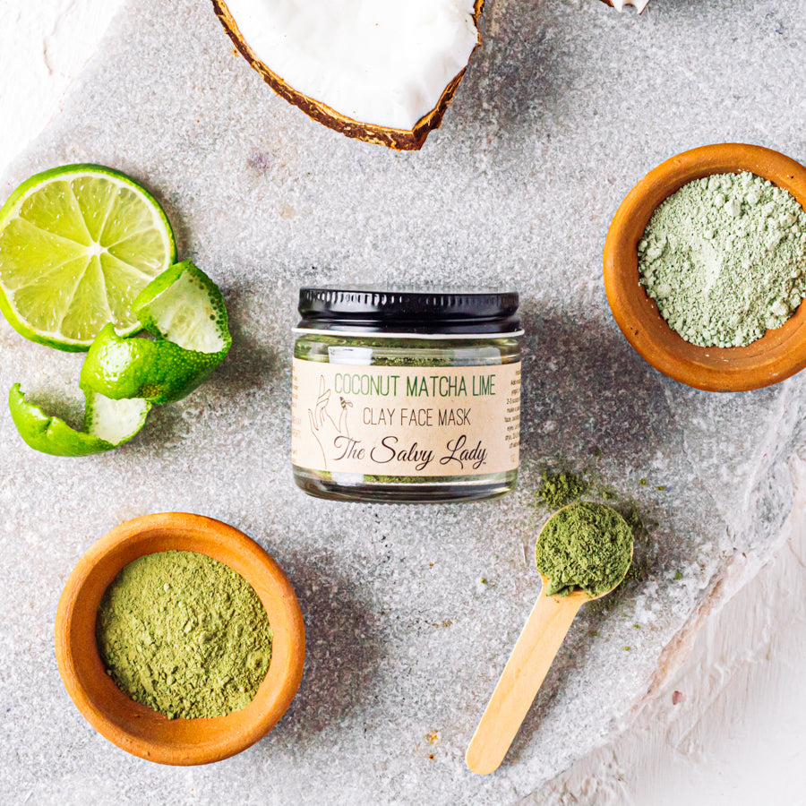 Coconut Matcha Lime Face Mask