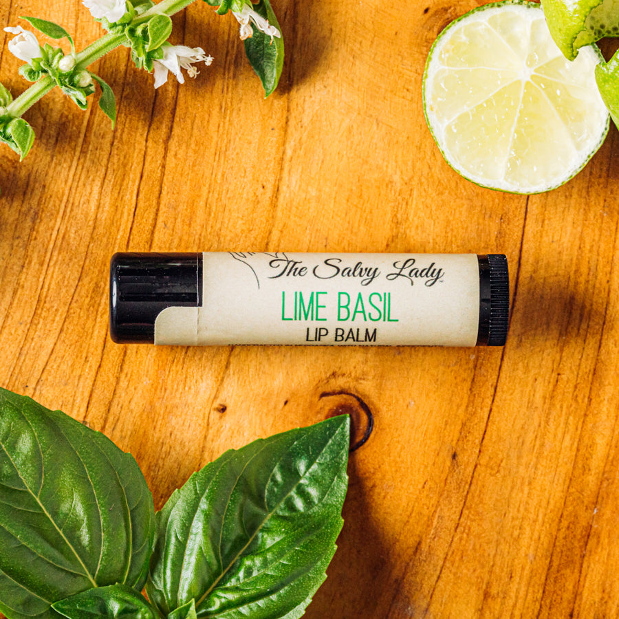 Lime Basil Lip Balm